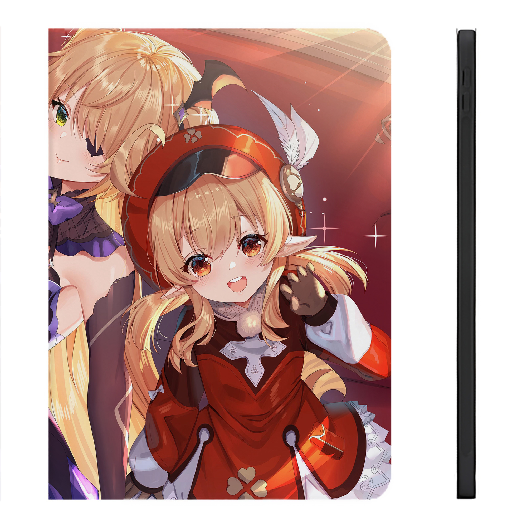 げんし神 genshin IPadケース ペンホルダー付き ブックスタイルデザイン